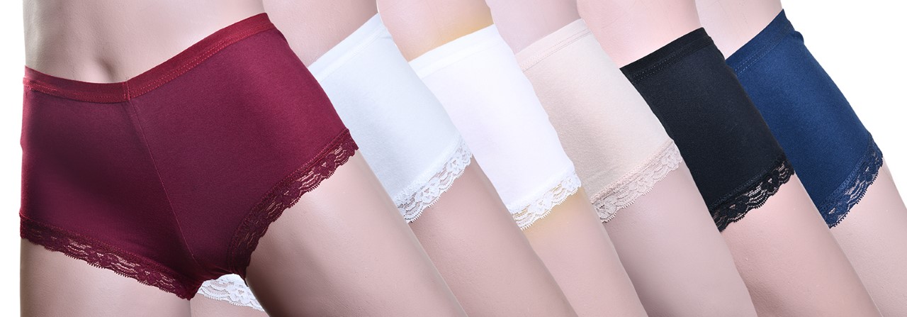 Panty Slip aus Spitze Größe 38 Farbe Pfefferkorn